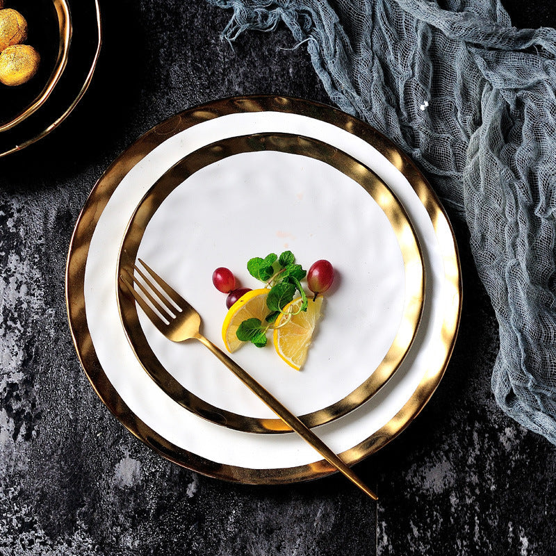 Black rimmed clearance plates