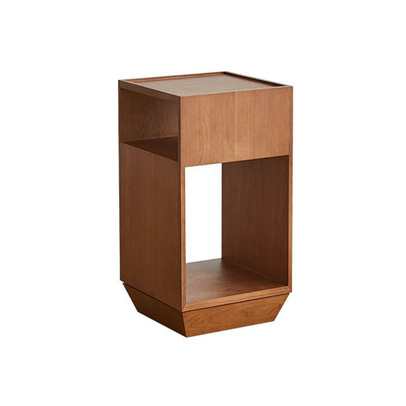 Unique Rotating End Table with Storage - Luxus Heim