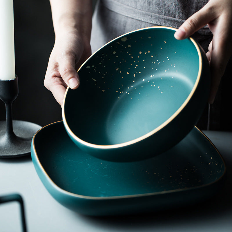 Green Rhyme Dinnerware Collection - Dinnerware - Luxus Heim