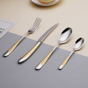 Drillan Elite Cutlery Set with Textured Dots