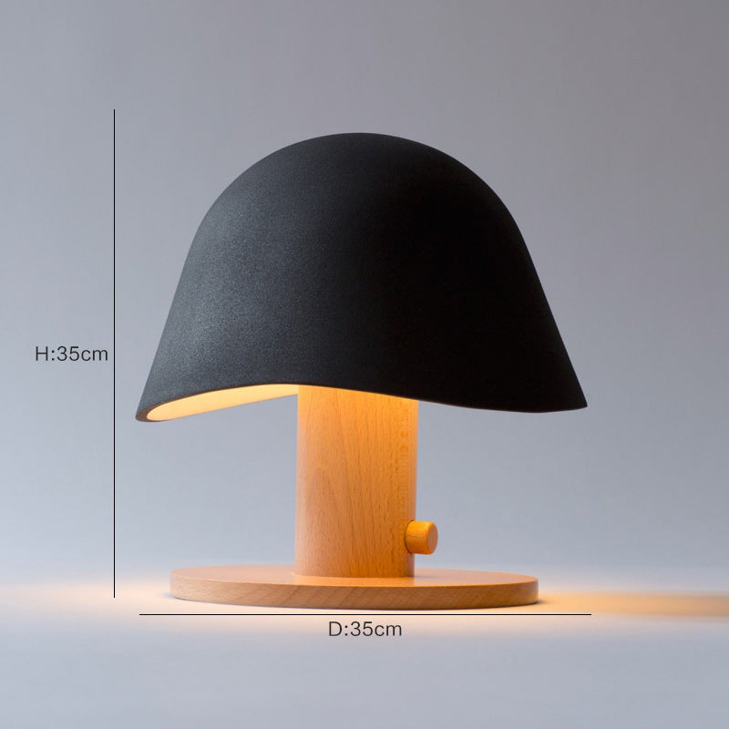 Minimalist Mushroom Table Lamp with a nature-inspired design and modern aesthetics on LuxusHeim