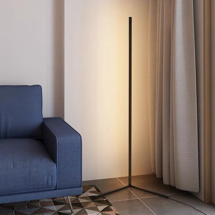 Minimalist Corner Floor Lamp: Elegant RGB Corner Lamp Stand by Luxus Heim