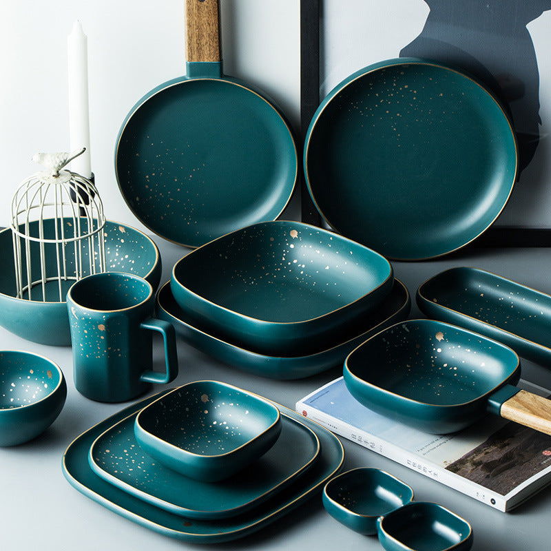 Green Rhyme Dinnerware Collection - Dinnerware - Luxus Heim