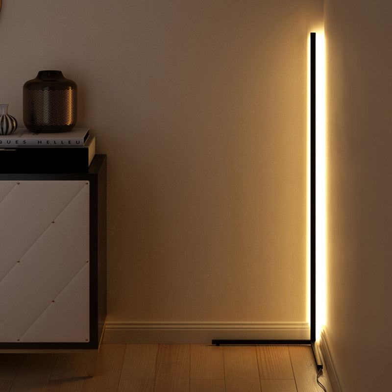 Minimalist Corner Floor Lamp: Elegant RGB Corner Lamp Stand by Luxus Heim