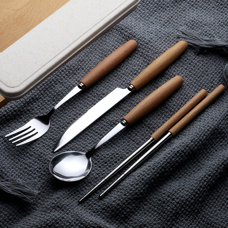 Wooden Handles on Danish Elegance Cutlery - Luxus Heim