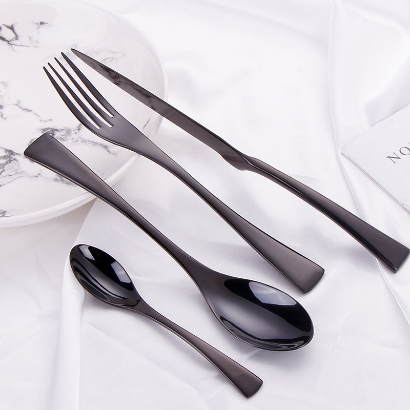 Kaya Black Cutlery Set - Cutlery Sets - Luxus Heim