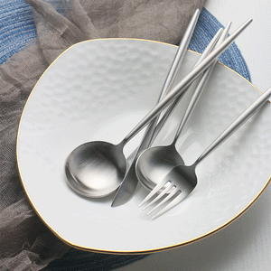 Maison Collection flatware set in timeless silver finish, crafted from premium 18/10 stainless steel.