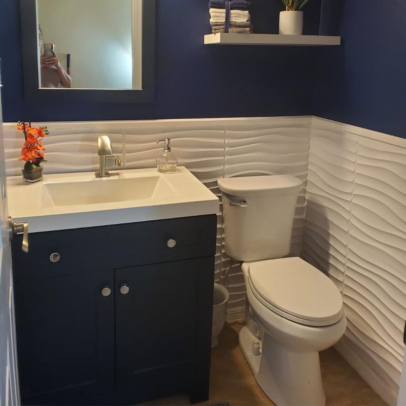 Wave PVC 3D Wall Panel - Wall Panels - Luxus Heim