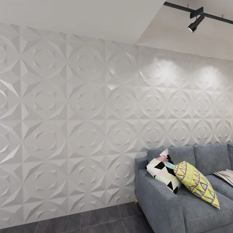 Pyramidal PVC 3D Wall Panel - Wall Panels - Luxus Heim