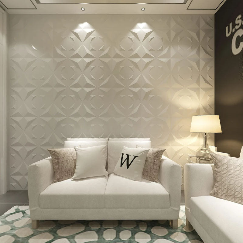 Pyramidal PVC 3D Wall Panel - Wall Panels - Luxus Heim