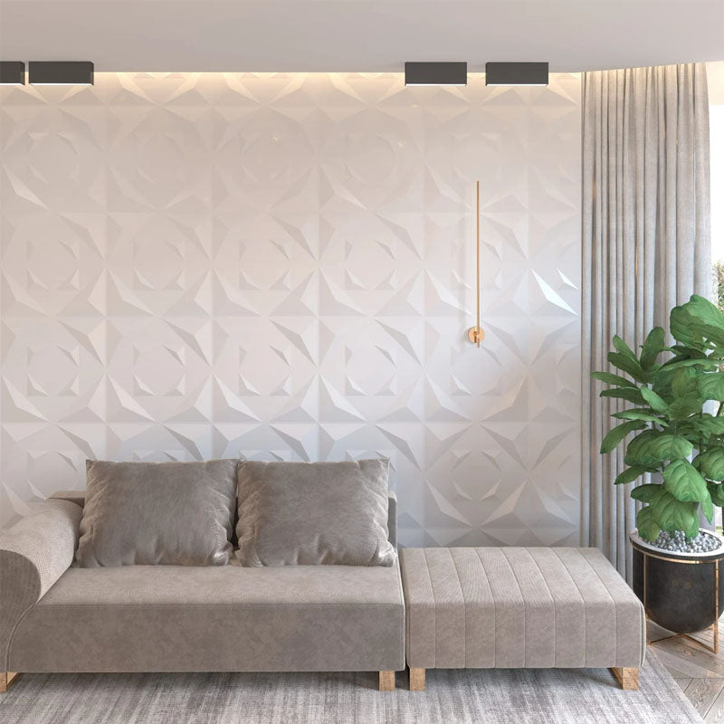 Pyramidal PVC 3D Wall Panel - Wall Panels - Luxus Heim