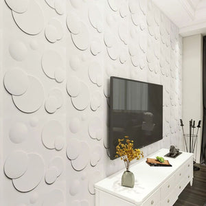 Rings PVC 3D Wall Panel - Wall Panels - Luxus Heim