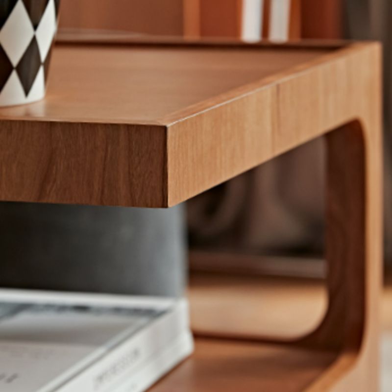 Sculptural Wooden End Table: Unique Design Wooden Table by Luxus Heim