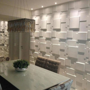 Squares PVC 3D Wall Panel - Wall Panels - Luxus Heim