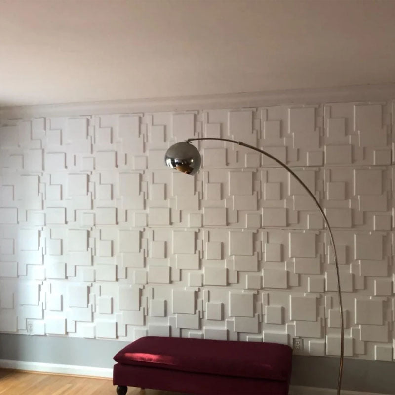 Squares PVC 3D Wall Panel - Wall Panels - Luxus Heim