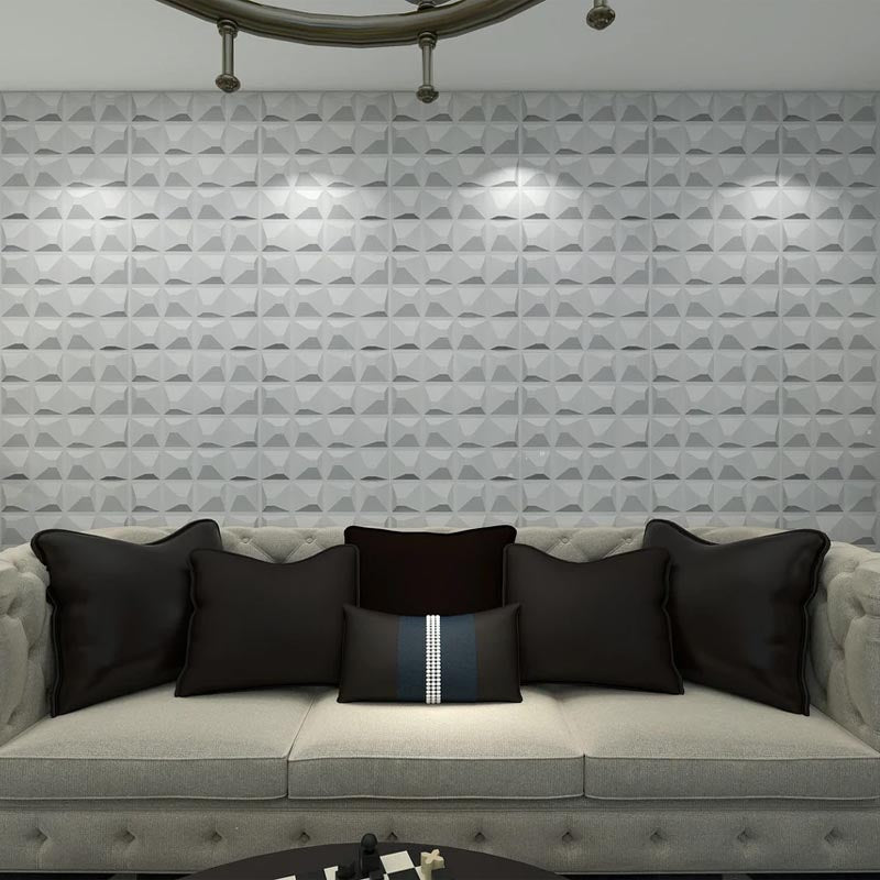 Trapezium PVC 3D Wall Panel - Wall Panels - Luxus Heim