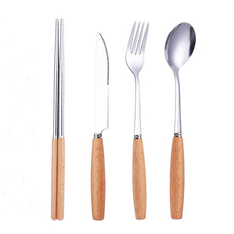 Wooden Handles on Danish Elegance Cutlery - Luxus Heim