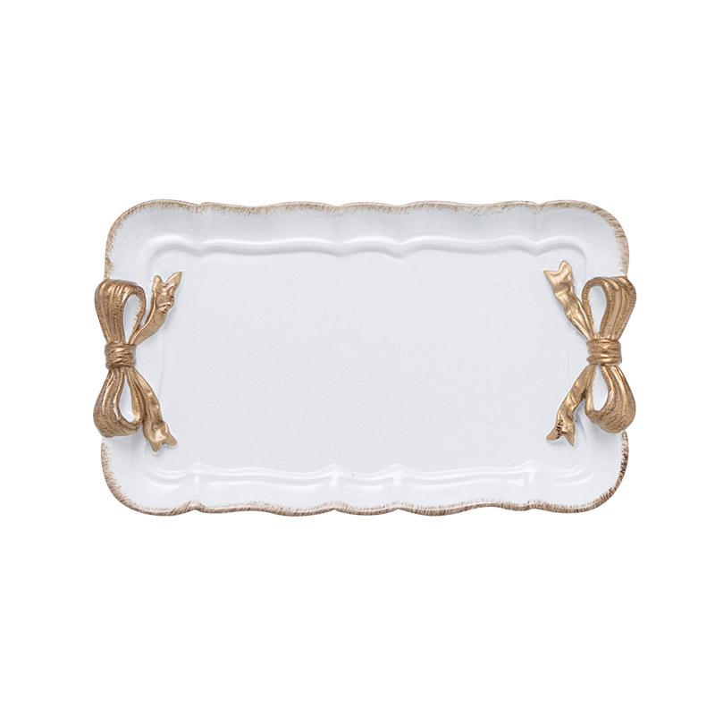 Bowknot Resin Serving Tray in Various Colors