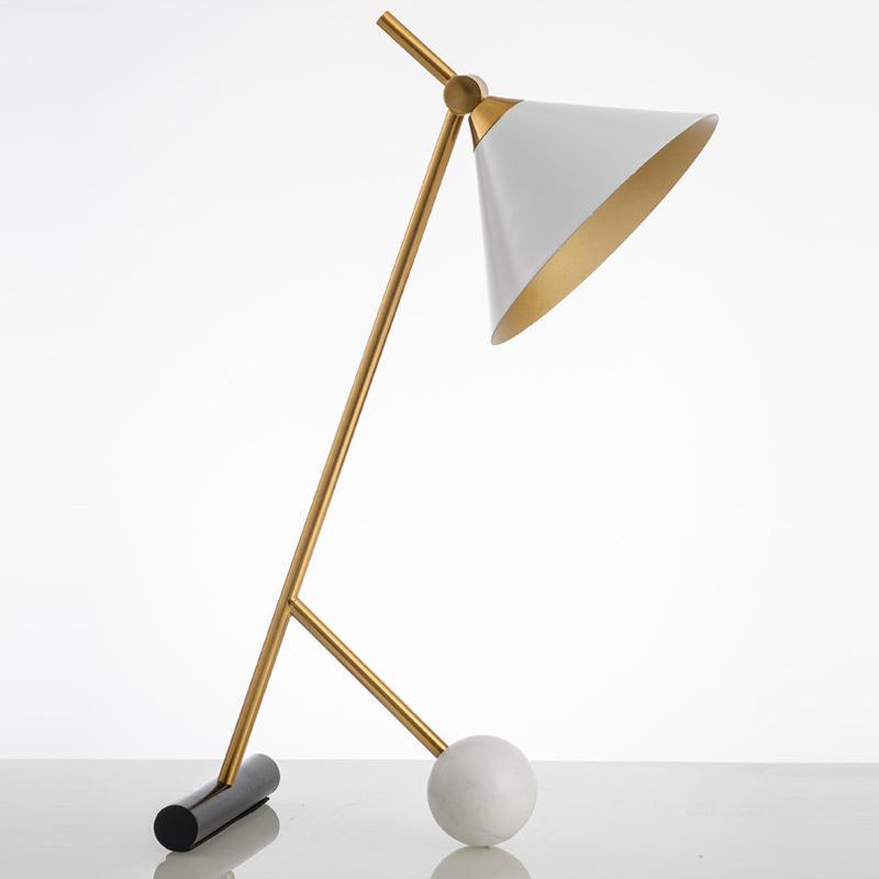 Clio Table Lamp showcasing its modern design and elegant finish on LuxusHeim.