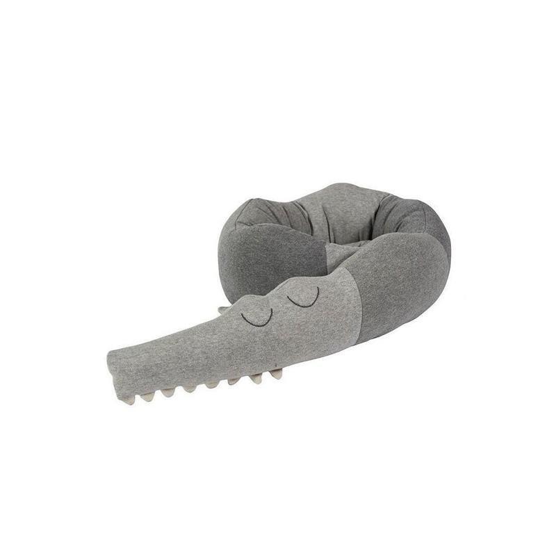Crocodile Bed Pillow in Grey and Colorful Options