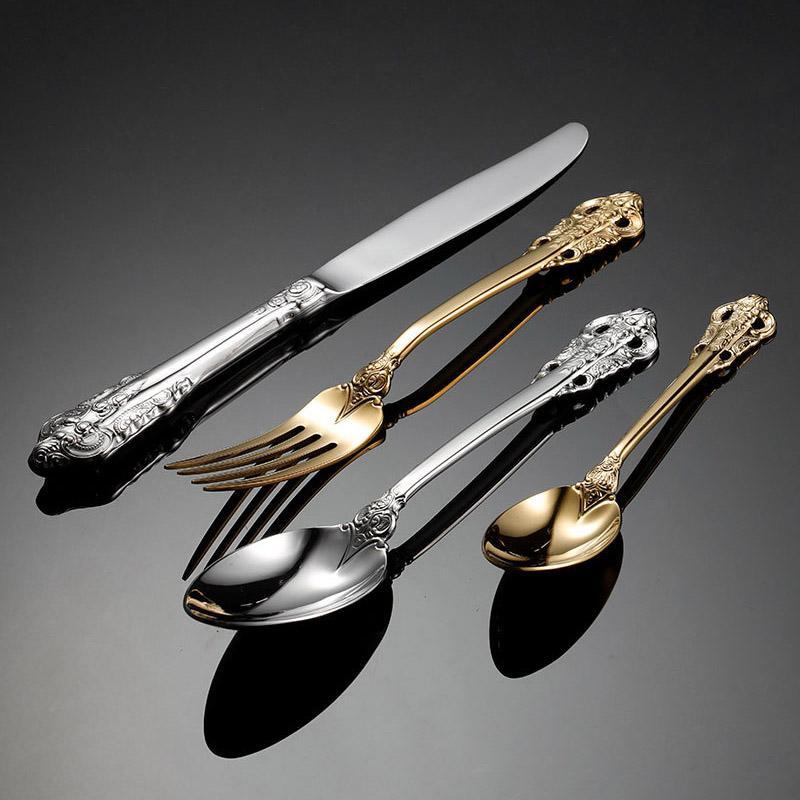 Drillan Elite Cutlery Sets - Premium Stainless Steel & Unique Design -  Luxus Heim