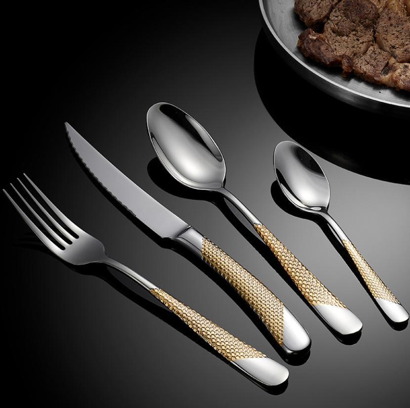 Drillan Elite Cutlery Set with Textured Dots