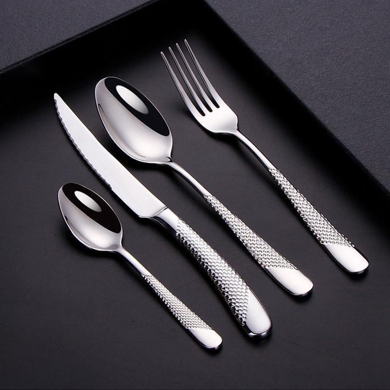 Drillan Elite Cutlery Set with Textured Dots