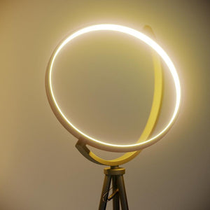 Eclipse Tripod Floor Lamp with Warm Light- Luxus Heim