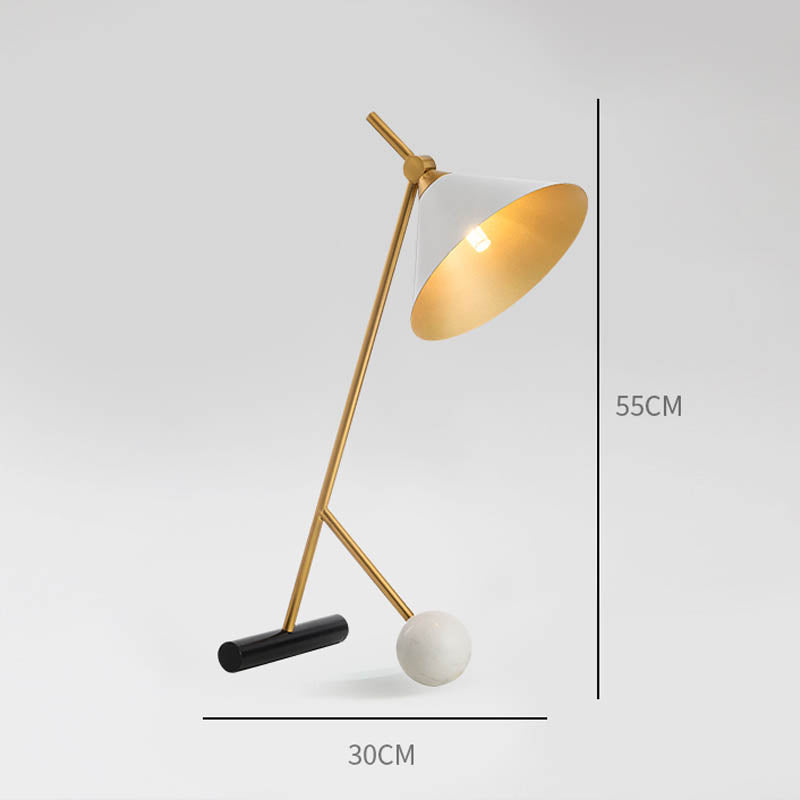 Clio Table Lamp showcasing its modern design and elegant finish on LuxusHeim.