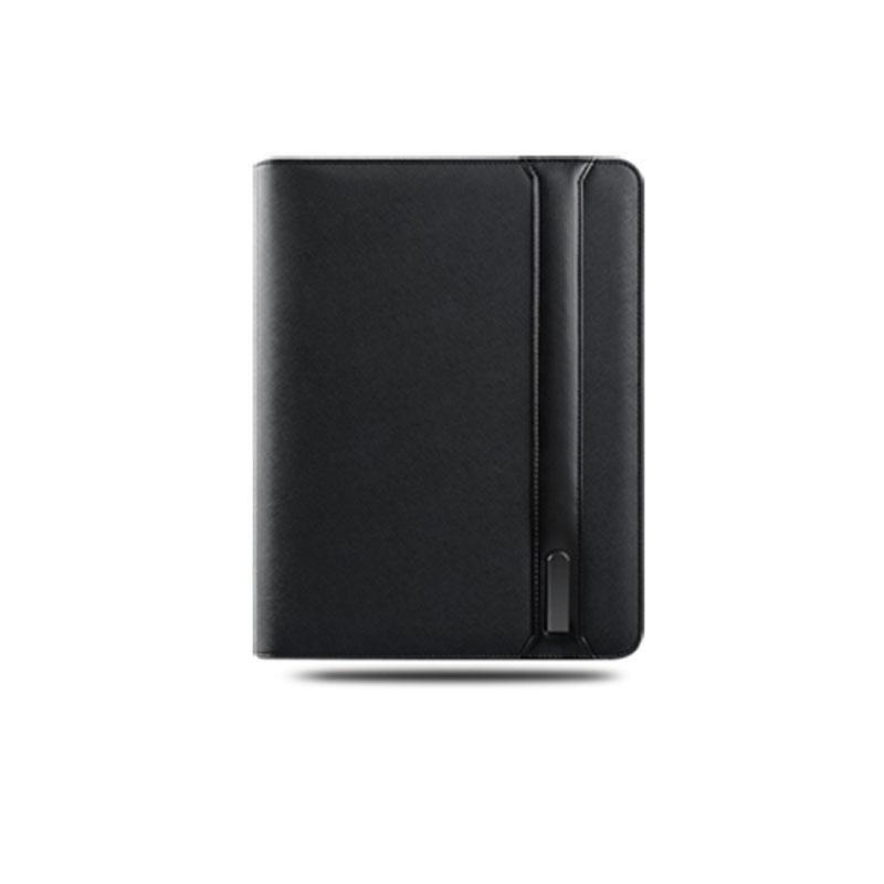 LuxusCharge Leather Wireless Charging Notebook with Built-in Charging