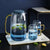 Frosted Blue Glass Drinkware - Drinkware Sets - Luxus Heim