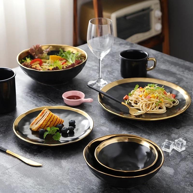 Ripple White Plates - Plates - Luxus Heim