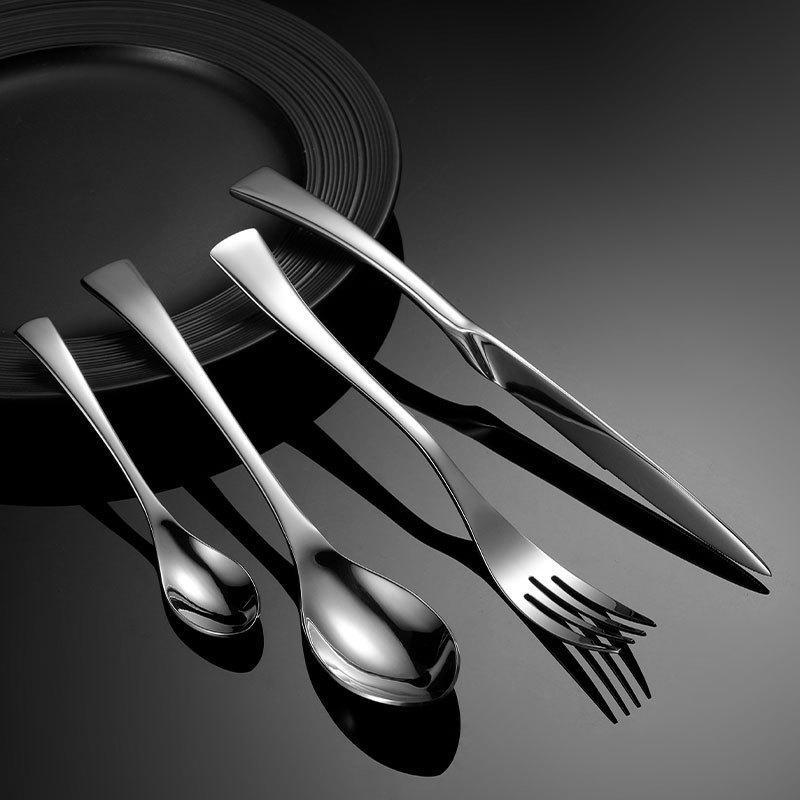 Kaya Silver Cutlery Set - Cutlery Sets - Luxus Heim