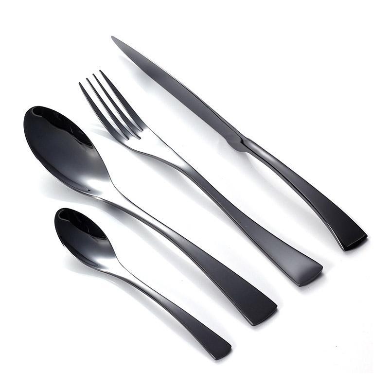 Kaya Black Cutlery Set - Cutlery Sets - Luxus Heim