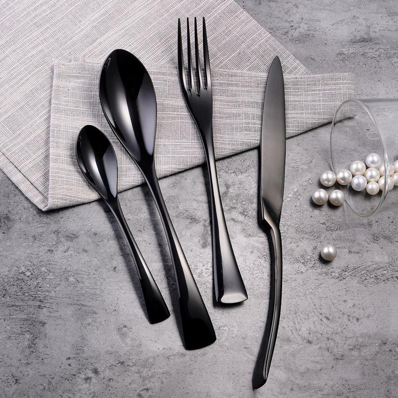 Kaya Black Cutlery Set - Cutlery Sets - Luxus Heim