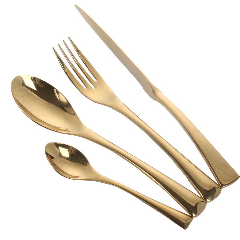 Kaya Gold Cutlery Set - Cutlery Sets - Luxus Heim