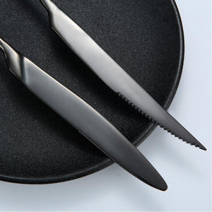 Kaya Flatware: Premium 18/10 Stainless Steel Flatware Set by Luxus Heim