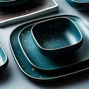 Green Rhyme Dinnerware Collection - Dinnerware - Luxus Heim