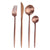 Maison Rose Gold Cutlery Set - Cutlery Sets - Luxus Heim