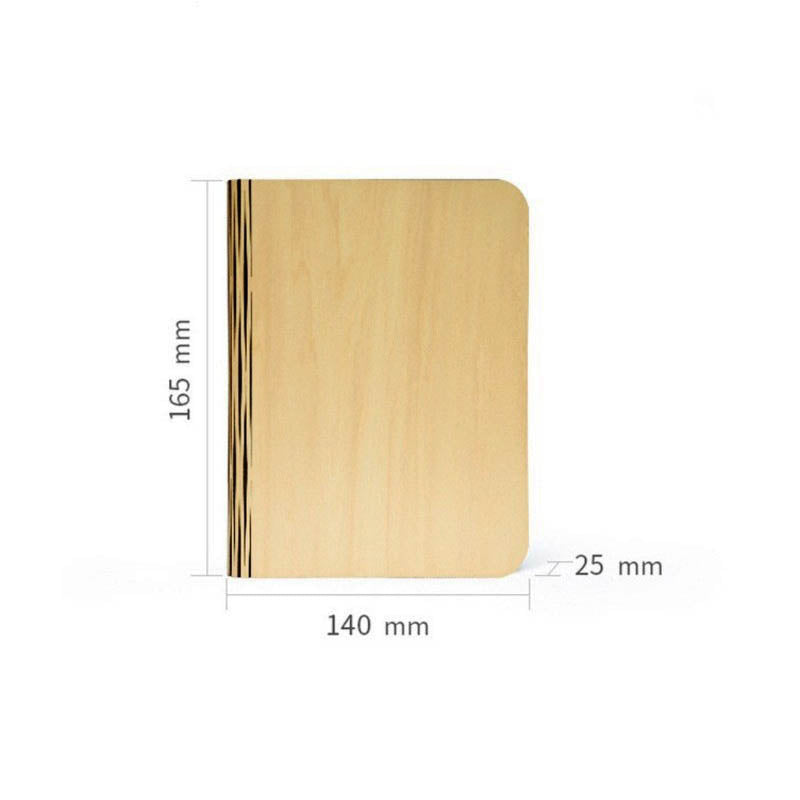 Luminous Folding Book Night Light opened to showcase its magical glow on LuxusHeim.