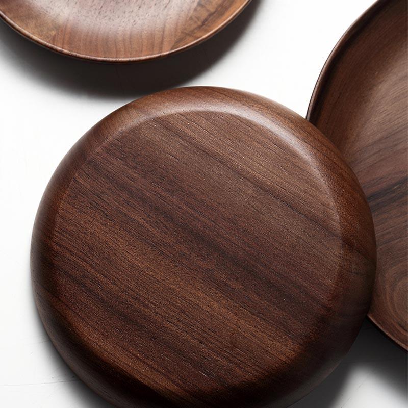 Mili Natural Teakwood Plates - Plates - Luxus Heim