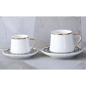 Mosaic Espresso Cup Set in Premium Ceramic