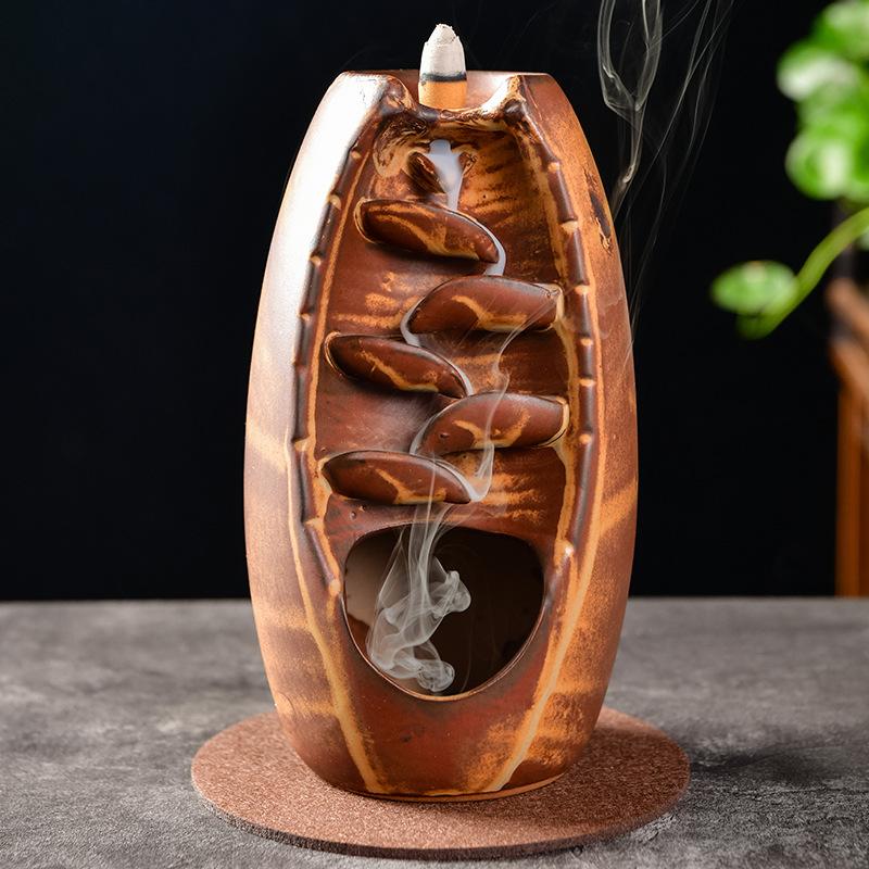 Mountain River Backflow Incense Holder - Incense Holders - Luxus Heim