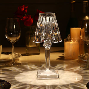 Luminous Sparkle Lamp showcasing vibrant RGB lighting and modern design on LuxusHeim