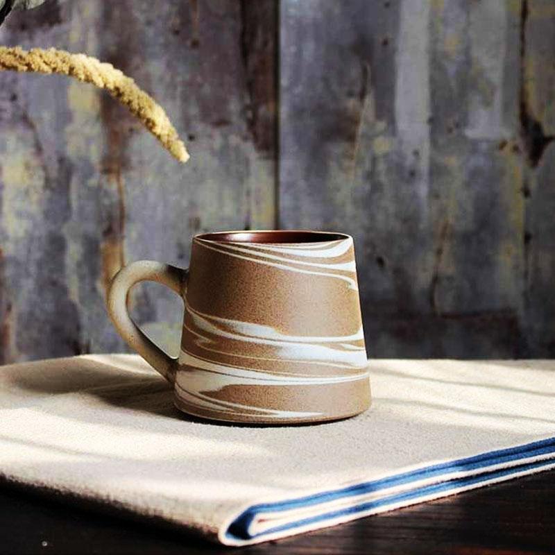 Rustic Sandstorm Mug with Sand Tone Finish