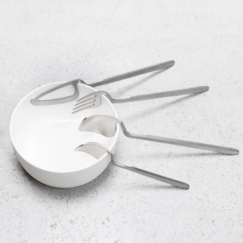 Sato Skeleton Silverware Set: Elevate Your Dining Experience - Luxus Heim