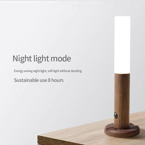 Intelligent Sensor Light with magnetic base and double-mode technology on a modern desk setting.
