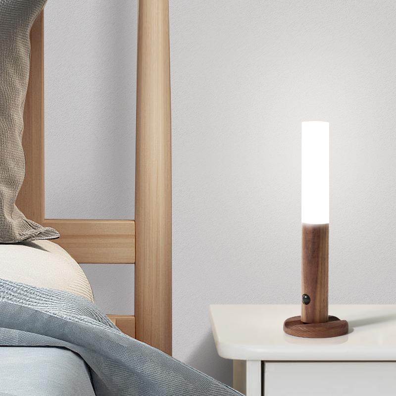 Intelligent Sensor Light with magnetic base and double-mode technology on a modern desk setting.