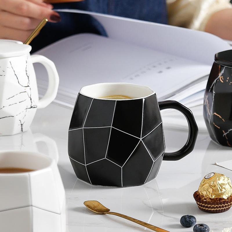 Squirex Ceramic Mug with Unique Square Design