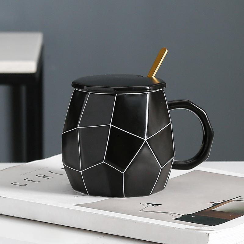 Squirex Ceramic Mug with Unique Square Design